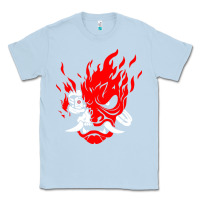 Dusty Blue cyberpunk 2077 Classic Tee - artisFamous