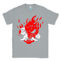 Heather Grey cyberpunk 2077 Classic Tee - artisFamous