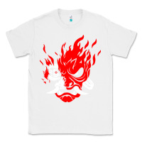 White cyberpunk 2077 Classic Tee - artisFamous