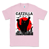 Bubblegum Pink vintage catzilla japanese sunset style Classic Tee - artisFamous
