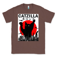 Chestnut vintage catzilla japanese sunset style Classic Tee - artisFamous