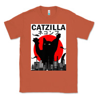 Copper vintage catzilla japanese sunset style Classic Tee - artisFamous