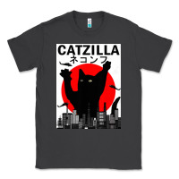 Smoke vintage catzilla japanese sunset style Classic Tee - artisFamous