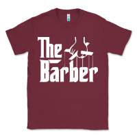 Burgundy the barber Classic Tee - artisFamous
