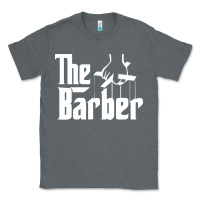Charcoal Heather the barber Classic Tee - artisFamous