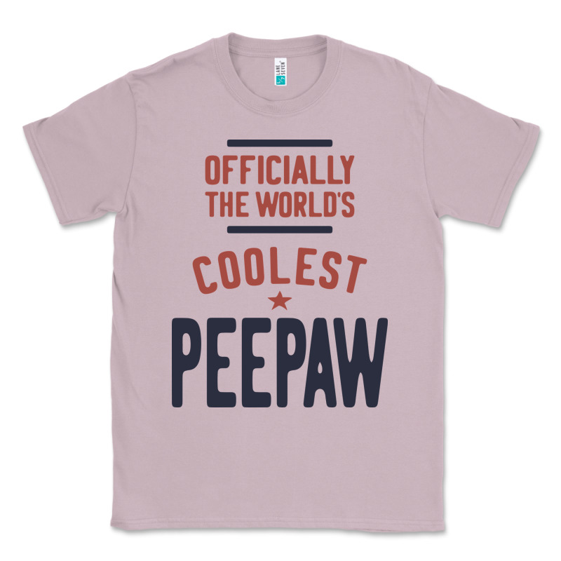Officially The World's Coolest Peepaw | Mens Gift Classic Tee by artisFamous | Teevron