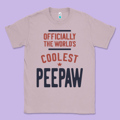 Officially The World's Coolest Peepaw | Mens Gift Classic Tee Designed By Artisfamous