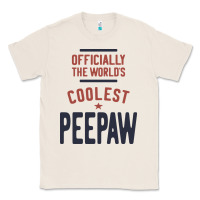 Natural Officially The World's Coolest Peepaw | Mens Gift Classic Tee - artisFamous