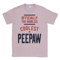Lilac Officially The World's Coolest Peepaw | Mens Gift Classic Tee - artisFamous