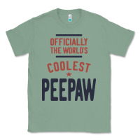 Sage Officially The World's Coolest Peepaw | Mens Gift Classic Tee - artisFamous