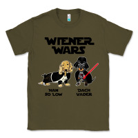 Army Green wiener wars funny dachshund Classic Tee - artisFamous