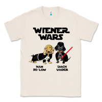 Natural wiener wars funny dachshund Classic Tee - artisFamous
