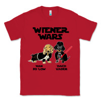 Red wiener wars funny dachshund Classic Tee - artisFamous