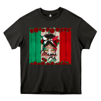 Asphalt mexican messy bun mamacita Heavy Core Tee - BundleAndBundleShop