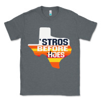 Charcoal Heather stros before hoes Classic Tee - artisFamous