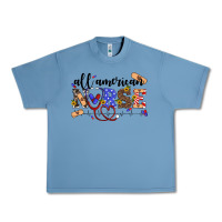 Pebble Blue all american nurse Urban Heavy Tee - Artiststas