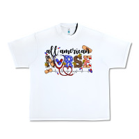 White all american nurse Urban Heavy Tee - Artiststas