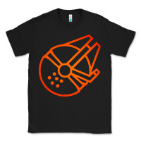 Black millennium falcon Classic Tee - artisFamous