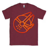 Burgundy millennium falcon Classic Tee - artisFamous