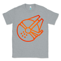 Heather Grey millennium falcon Classic Tee - artisFamous