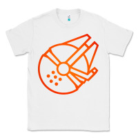 White millennium falcon Classic Tee - artisFamous