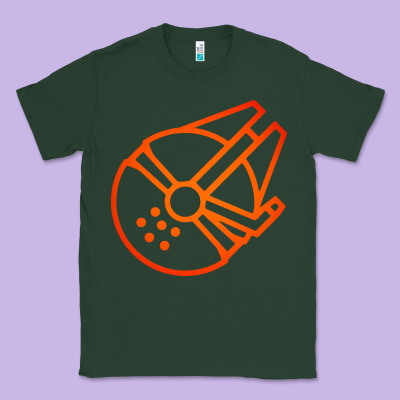 Millennium Falcon Classic Tee Designed By Artisfamous