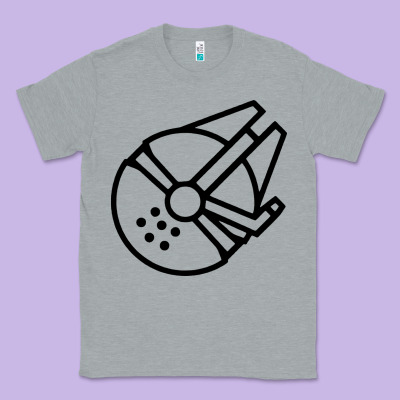 Millennium Falcon Classic Tee Designed By Artisfamous