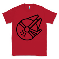 Red millennium falcon Classic Tee - artisFamous