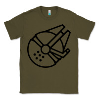 Army Green millennium falcon Classic Tee - artisFamous