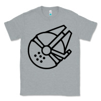 Heather Grey millennium falcon Classic Tee - artisFamous