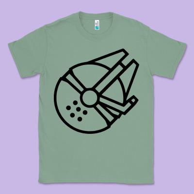 Millennium Falcon Classic Tee Designed By Artisfamous