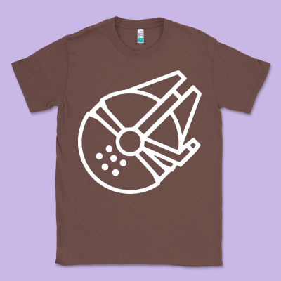 Millennium Falcon Classic Tee Designed By Artisfamous