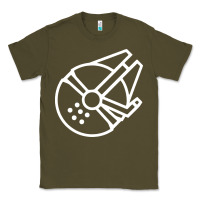 Army Green millennium falcon Classic Tee - artisFamous