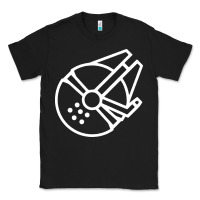 Black millennium falcon Classic Tee - artisFamous