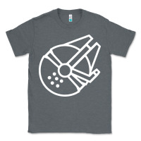 Charcoal Heather millennium falcon Classic Tee - artisFamous