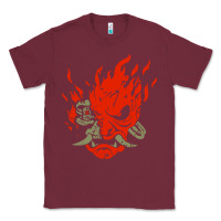 Burgundy punk samurai Classic Tee - artisFamous