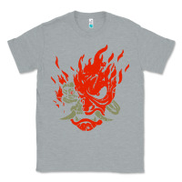 Heather Grey punk samurai Classic Tee - artisFamous