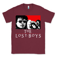 Burgundy lost boys Classic Tee - artisFamous