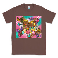 Chestnut Easter Bunnies And Egg Tumbler Classic Tee - BundleAndBundleShop