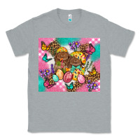 Heather Grey Easter Bunnies And Egg Tumbler Classic Tee - BundleAndBundleShop