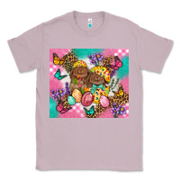 Lilac Easter Bunnies And Egg Tumbler Classic Tee - BundleAndBundleShop