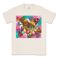 Natural Easter Bunnies And Egg Tumbler Classic Tee - BundleAndBundleShop