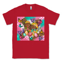 Red Easter Bunnies And Egg Tumbler Classic Tee - BundleAndBundleShop