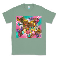 Sage Easter Bunnies And Egg Tumbler Classic Tee - BundleAndBundleShop