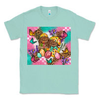 Seafoam Easter Bunnies And Egg Tumbler Classic Tee - BundleAndBundleShop