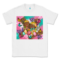 White Easter Bunnies And Egg Tumbler Classic Tee - BundleAndBundleShop