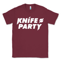Burgundy knife party Classic Tee - artisFamous