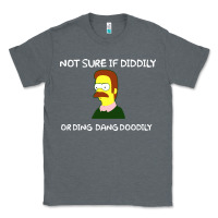Charcoal Heather ned flanders Classic Tee - artisFamous