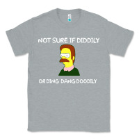 Heather Grey ned flanders Classic Tee - artisFamous