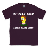 Plum ned flanders Classic Tee - artisFamous